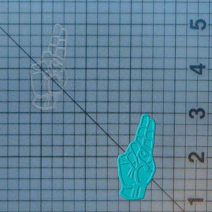 ASL - U 227-621 Cookie Cutter and Acrylic Stamp - Image 4