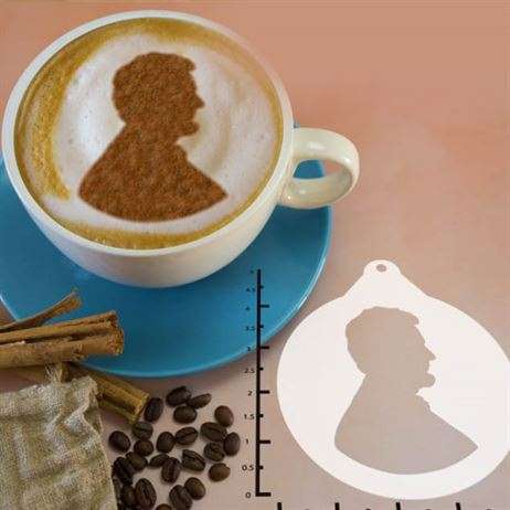 Abraham Lincoln Silhouette 263-071 Latte Art Stencil