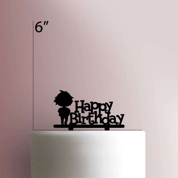 Animal Crossing Happy Birthday Boy 225-527 Cake Topper