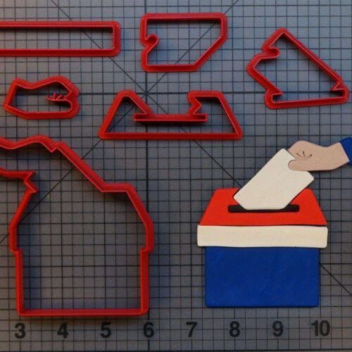 Ballot Box 266-A707 Cookie Cutter Set