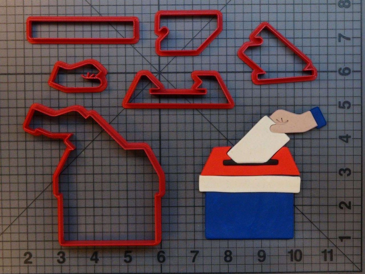 Ballot Box 266-A707 Cookie Cutter Set