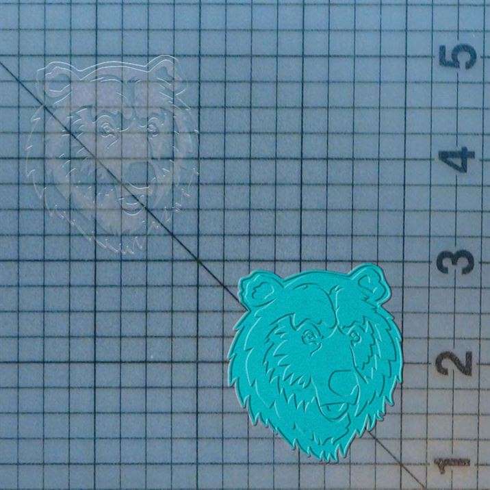 Bear Face 227-106 Cookie Cutter and Acrylic Stamp - Image 2