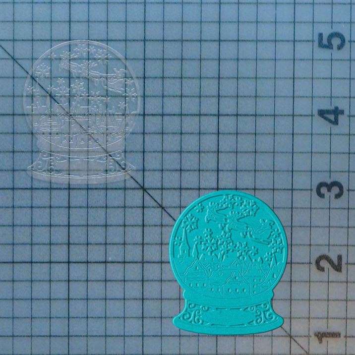 Christmas Snowglobe 227-668 Cookie Cutter and Acrylic Stamp - Image 4