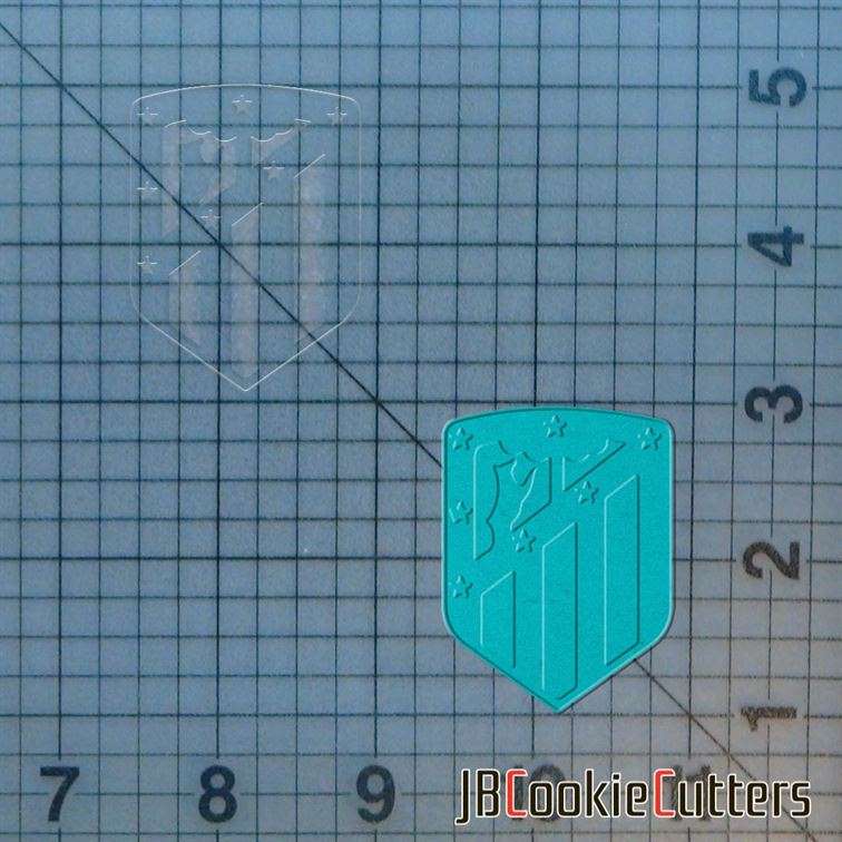 Club Atlético de Madrid 227-076 Cookie Cutter and Acrylic Stamp - Image 4