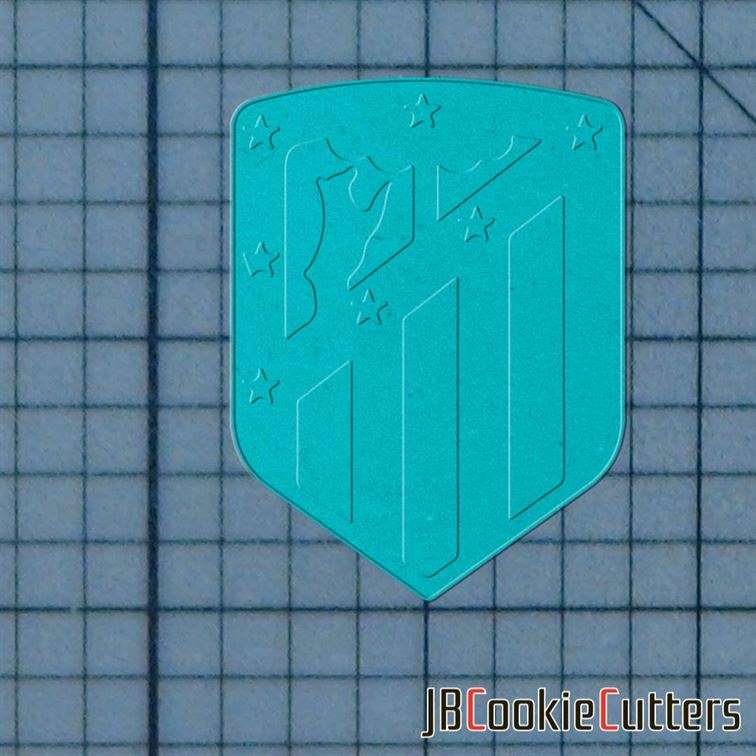 Club Atlético de Madrid 227-076 Cookie Cutter and Acrylic Stamp - Image 3