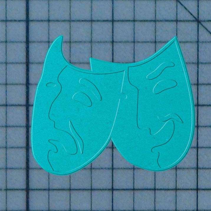 Comedy and Tragedy 227-716 Cookie Cutter and Acrylic Stamp - Image 3