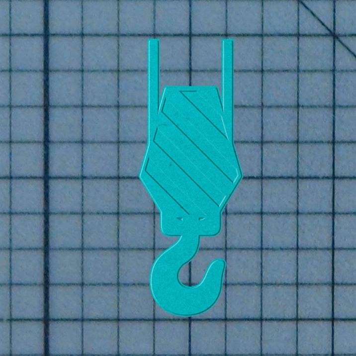 Crane Hook 227-690 Cookie Cutter and Acrylic Stamp - Image 3