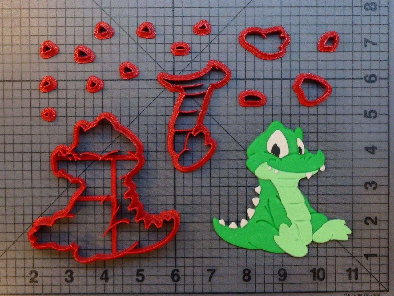 Crocodile 266-A663 Cookie Cutter Set