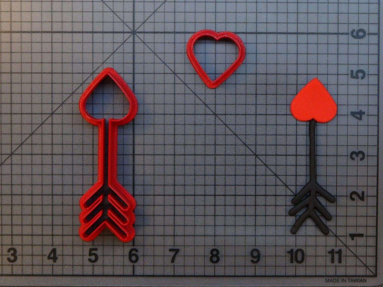 Cupid's Arrow 266-A665 Cookie Cutter Set
