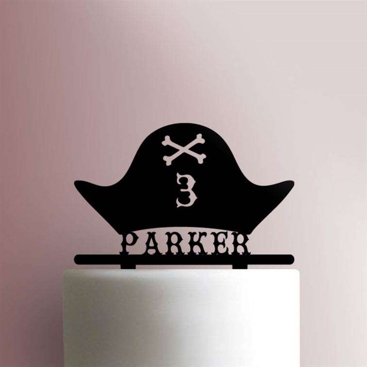 Custom Pirate Hat 225-567 Cake Topper