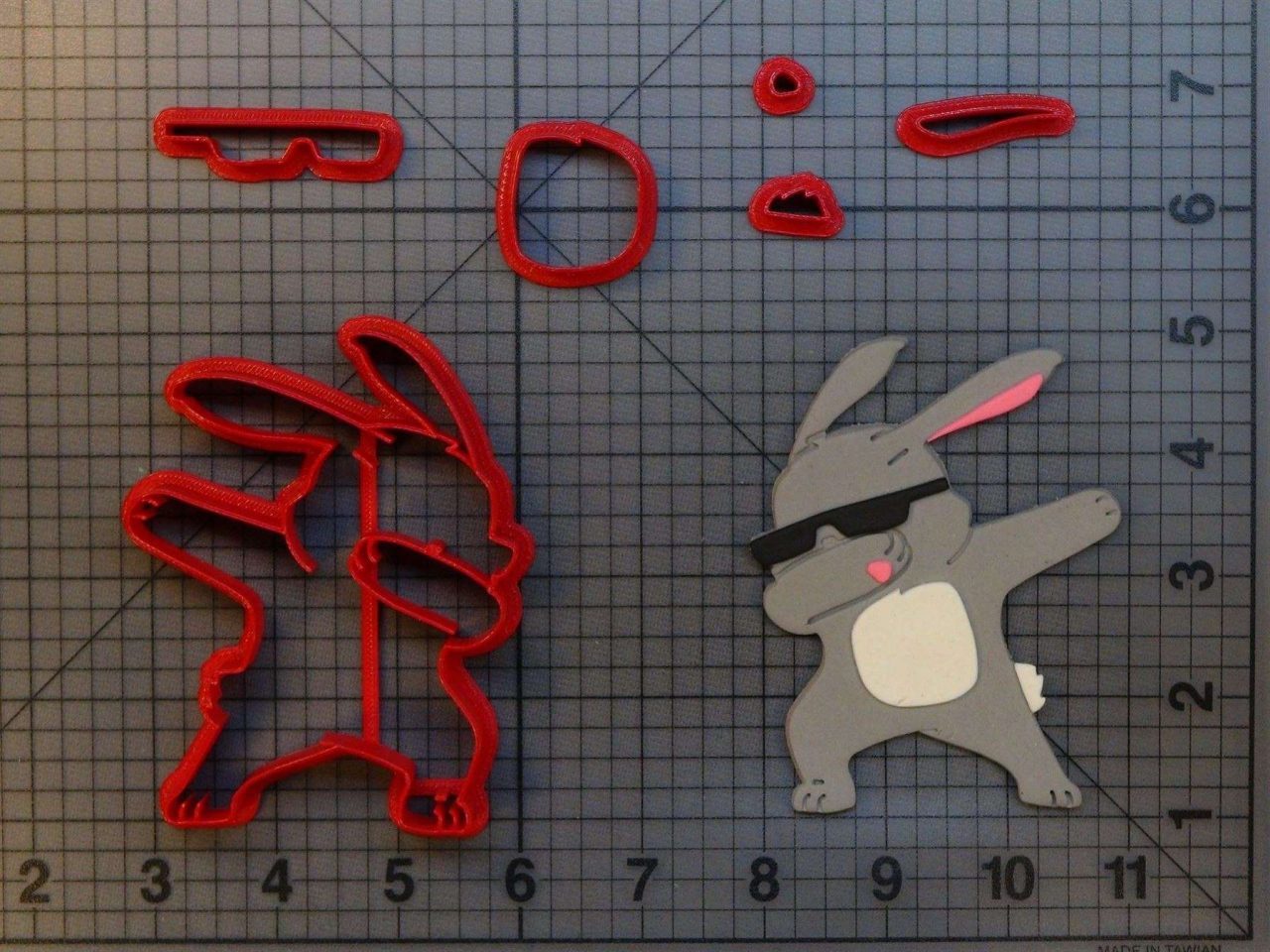 Dabbing Rabbit 266-A704 Cookie Cutter Set