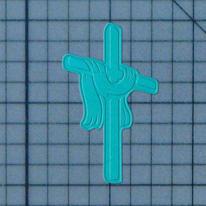 Draped Cross 227-689 Cookie Cutter and Stamp
