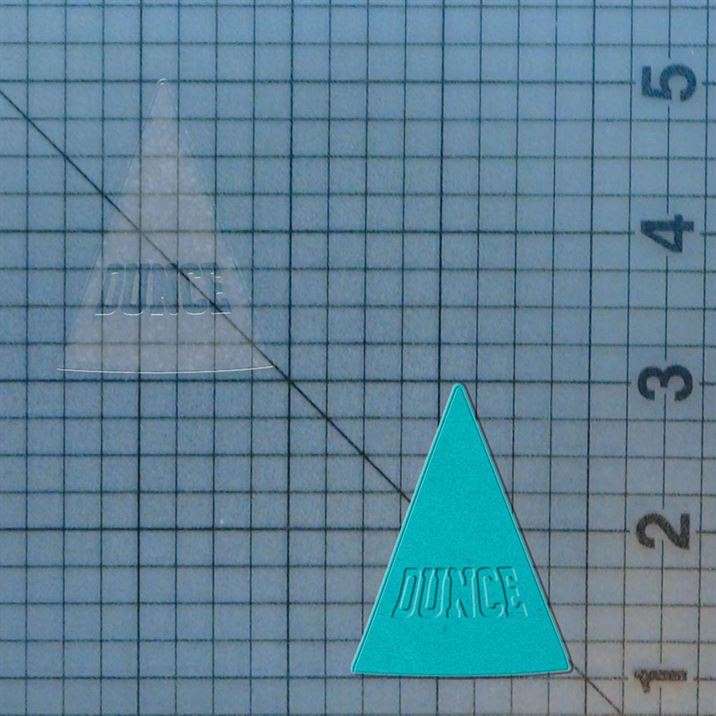 Dunce Hat 227-665 Cookie Cutter and Acrylic Stamp - Image 2