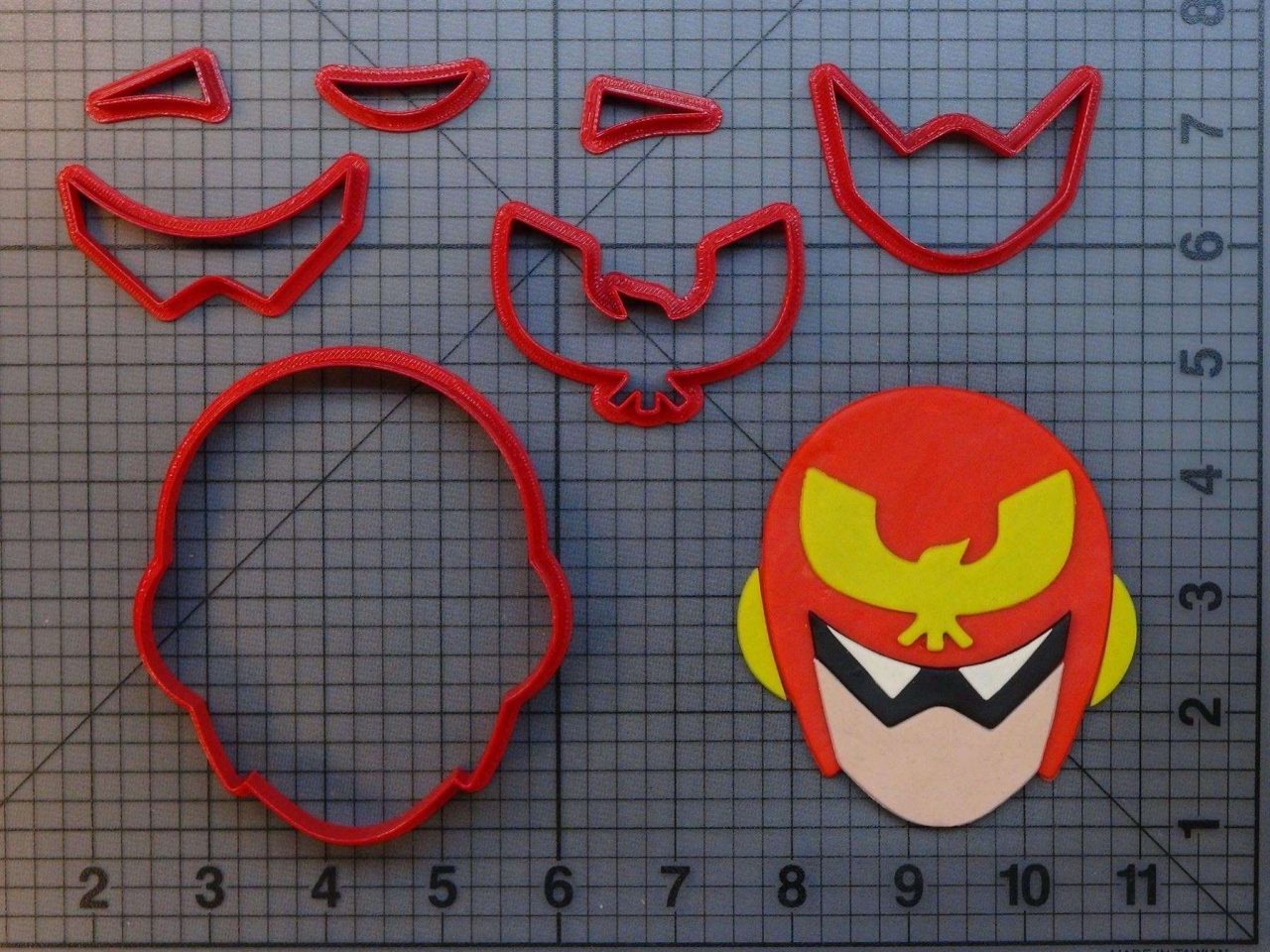 F-Zero - Captain Falcon 266-A592 Cookie Cutter Set