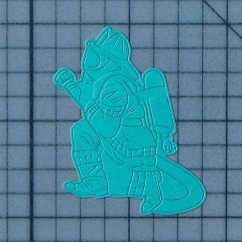 Fire Fighter 227-675 Cookie Cutter and Stamp