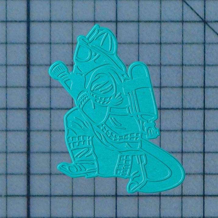 Fire Fighter 227-675 Cookie Cutter and Acrylic Stamp - Image 3