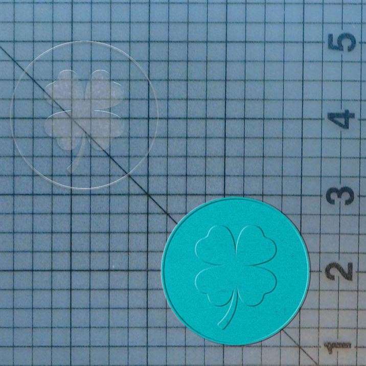 Four Leaf Clover 227-202 Cookie Cutter and Acrylic Stamp - Image 4