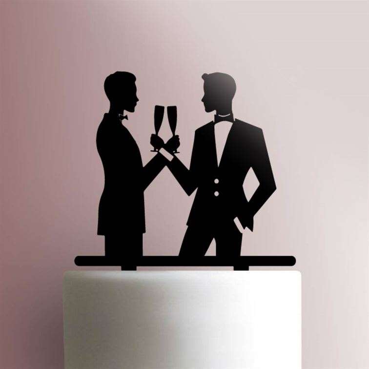 Gay Wedding 225-591 Cake Topper