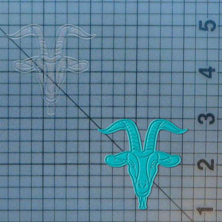 Goat 227-700 Cookie Cutter and Acrylic Stamp - Image 2