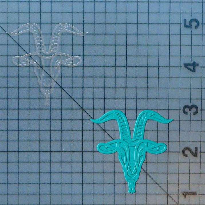 Goat 227-700 Cookie Cutter and Acrylic Stamp - Image 4