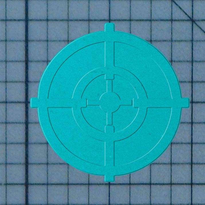 Gun Sight 227-711 Cookie Cutter and Acrylic Stamp - Image 3