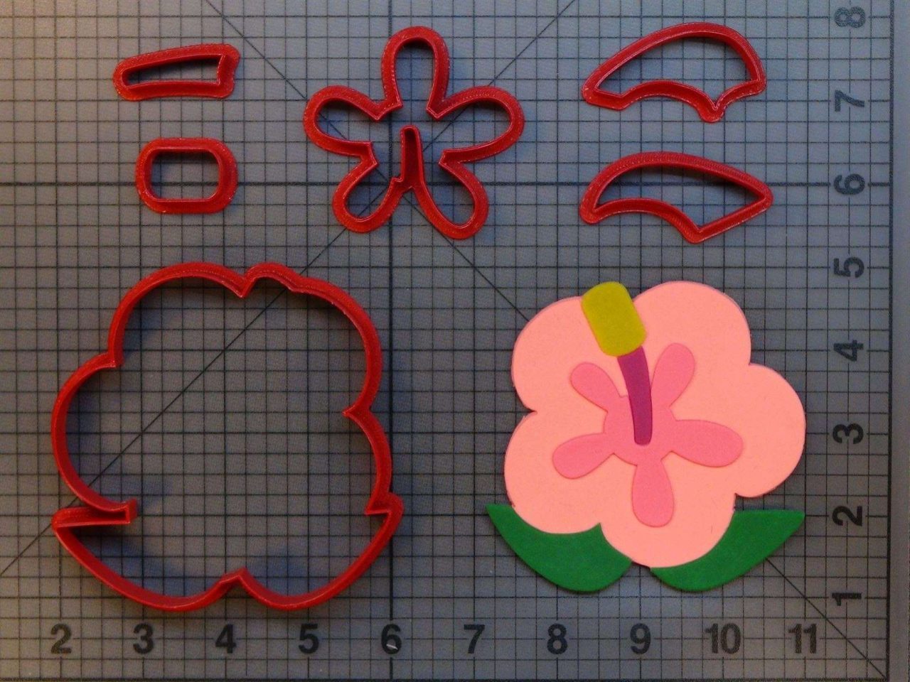 Hibiscus Flower 266-A685 Cookie Cutter Set
