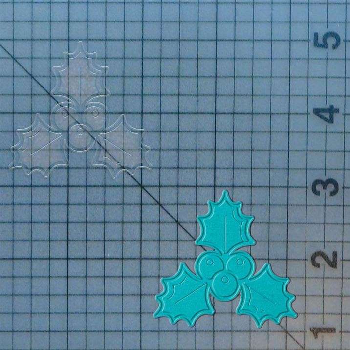 Holly 227-633 Cookie Cutter and Stamp