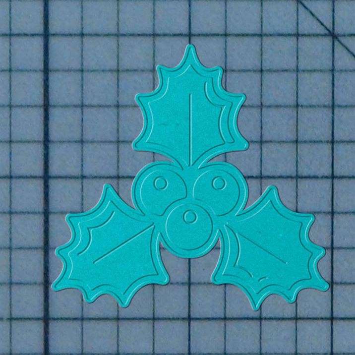 Holly 227-633 Cookie Cutter and Stamp