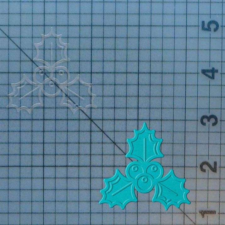 Holly 227-633 Cookie Cutter and Acrylic Stamp - Image 4