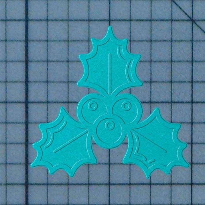 Holly 227-633 Cookie Cutter and Acrylic Stamp - Image 3