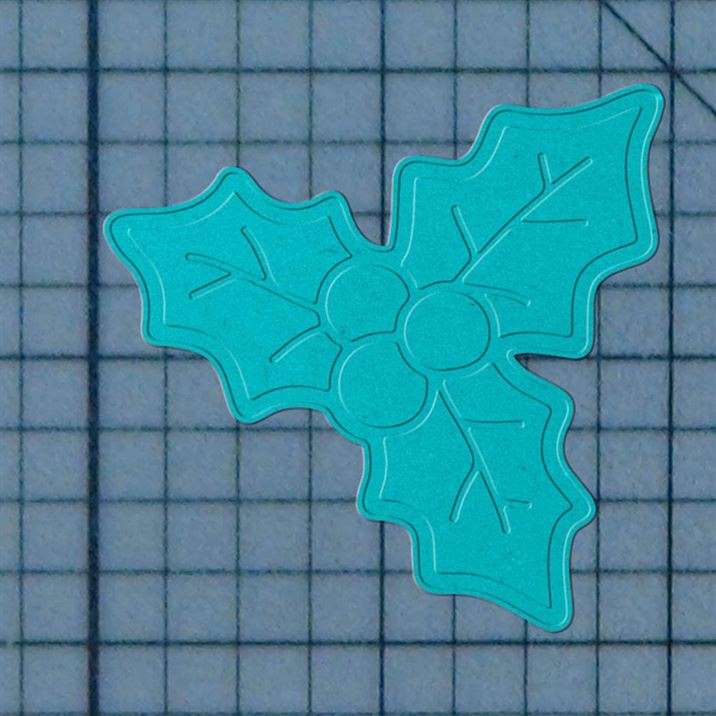 Holly 227-646 Cookie Cutter and Stamp