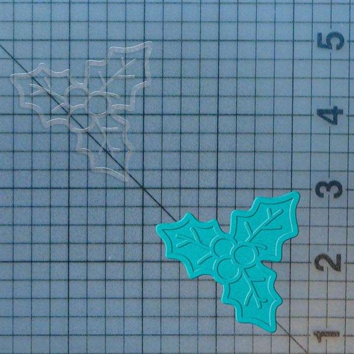 Holly 227-646 Cookie Cutter and Acrylic Stamp - Image 4