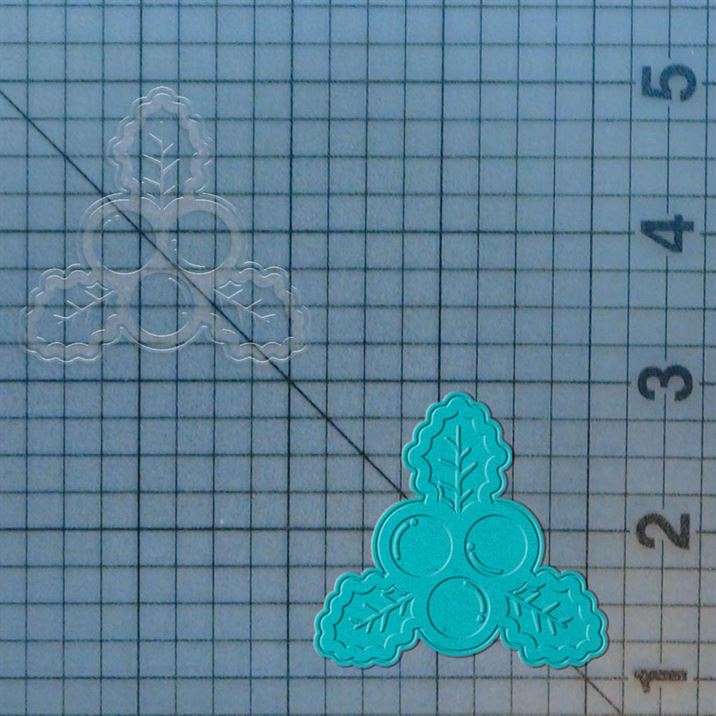 Holly 227-647 Cookie Cutter and Stamp