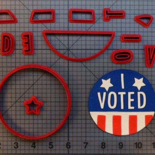 I Voted 266-A709 Cookie Cutter Set