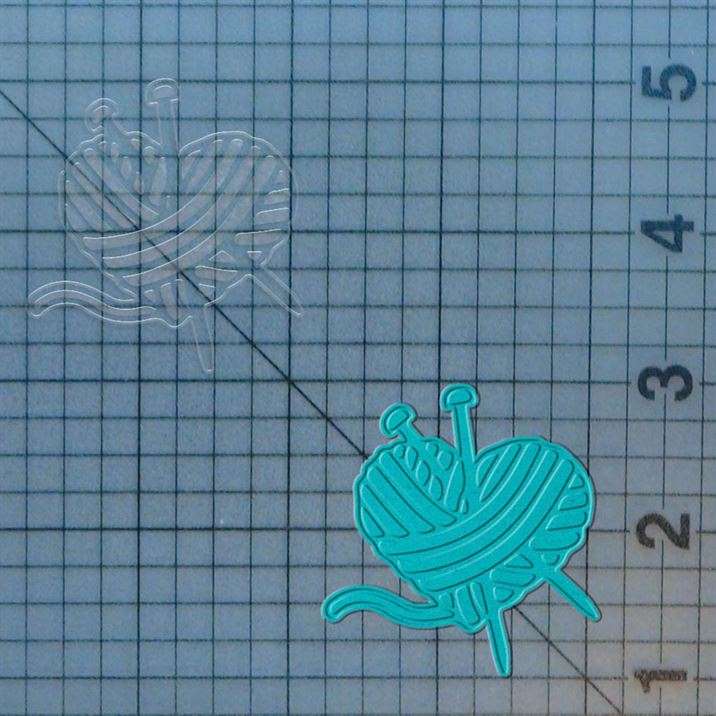 Knitting Heart 227-671 Cookie Cutter and Stamp