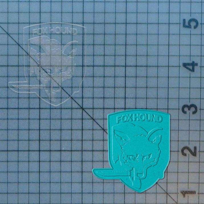 Metal Gear Solid - Foxhound 227-679 Cookie Cutter and Acrylic Stamp - Image 2
