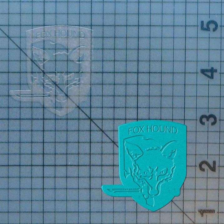 Metal Gear Solid - Foxhound 227-679 Cookie Cutter and Acrylic Stamp - Image 4