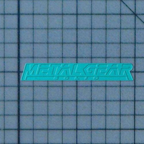 Metal Gear Solid Logo 227-682 Cookie Cutter and Stamp