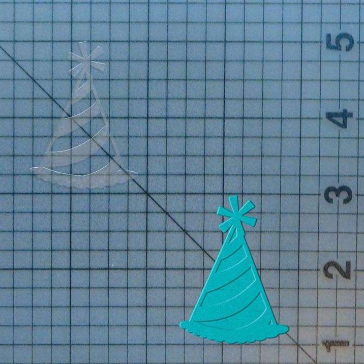 Party Hat 227-663 Cookie Cutter and Acrylic Stamp - Image 4
