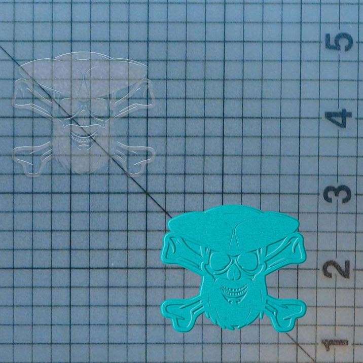 Pirate Skull 227-119 Cookie Cutter and Acrylic Stamp - Image 2