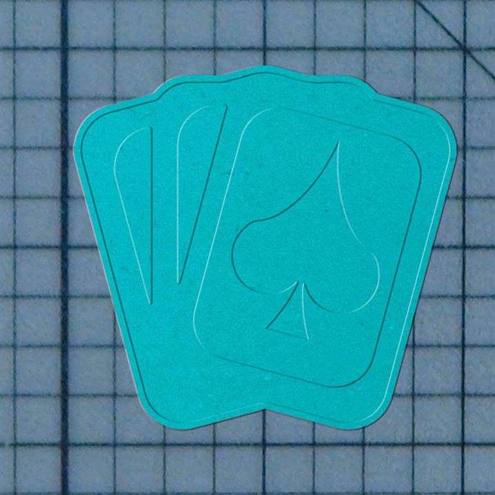 Playing Cards 227-222 Cookie Cutter and Acrylic Stamp - Image 3