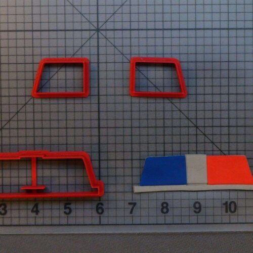 Police Siren 266-A702 Cookie Cutter Set