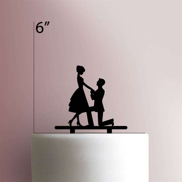 Proposal 225-569 Cake Topper