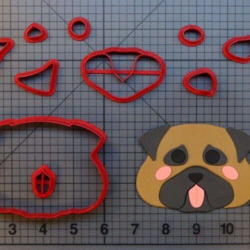 Pug 266-A684 Cookie Cutter Set