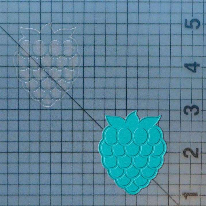 Raspberry 227-641 Cookie Cutter and Stamp