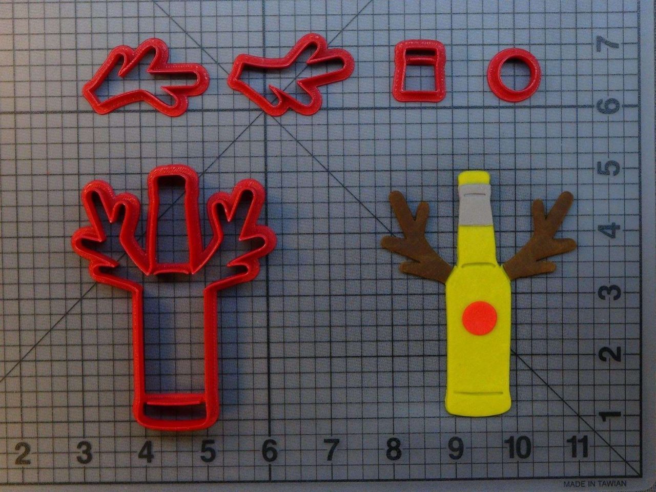 Rein-beer 266-A559 Cookie Cutter Set