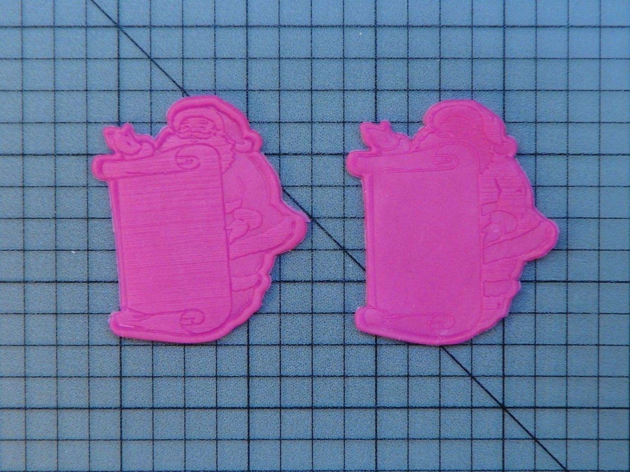 Christmas - Santa Claus with List 227-080 Cookie Cutter and Acrylic Stamp - Image 3