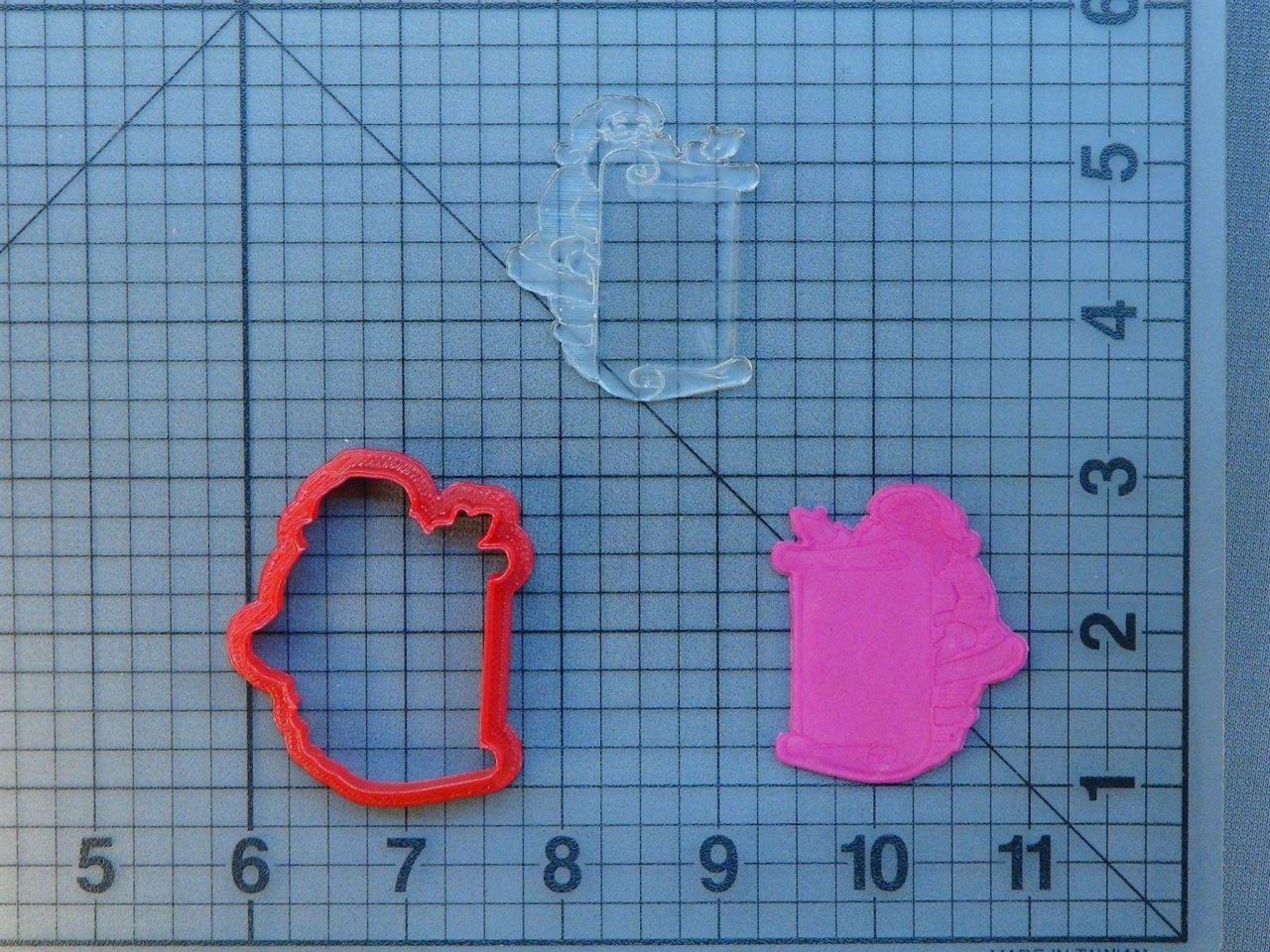 Santa Claus 227-080 Cookie Cutter and Stamp