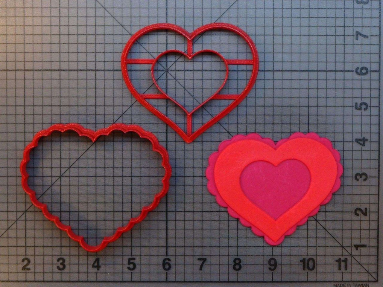 Scalloped Heart 266-A672 Cookie Cutter Set