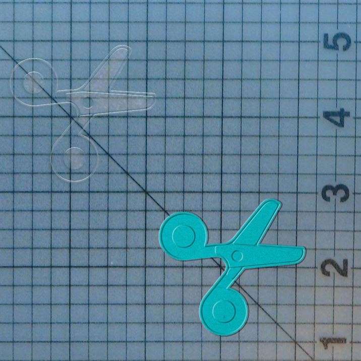 Scissors 227-221 Cookie Cutter and Acrylic Stamp - Image 4
